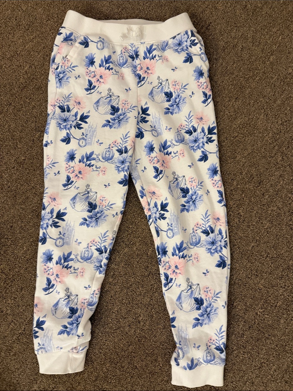 Janie and Jack Disney size 10 sleeping beauty sweatpants like new